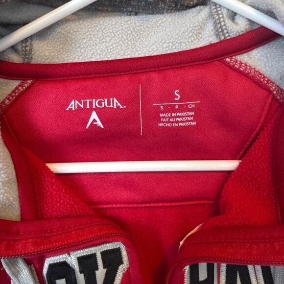 Chicago Blackhawks Antigua Hoodie Jacket S Polyester - Picture 3 of 4